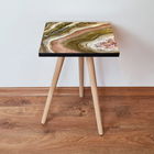 Masuta, Leona, Shp296, 35x42x35 cm, Auriu / Maro / Somon / Alb