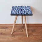 Masuta, Leona, Shp31, 35x42x35 cm, Bleumarin / Albastru / Alb
