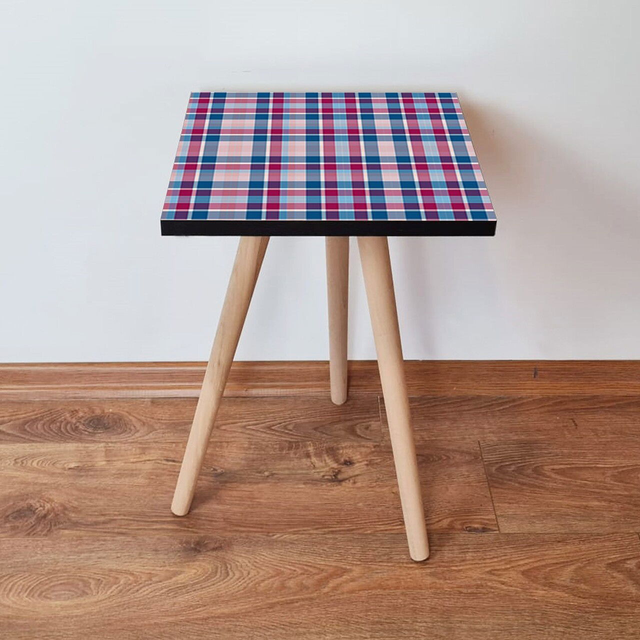 Masuta, Leona, Shp368, 35x42x35 cm, Bleumarin / Albastru / Roz / Alb