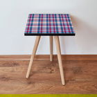 Masuta, Leona, Shp368, 35x42x35 cm, Bleumarin / Albastru / Roz / Alb