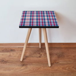 Masuta, Leona, Shp368, 35x42x35 cm, Bleumarin / Albastru / Roz / Alb