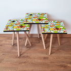 Set masute 3 piese, Leona, 3Shp9, Multicolor