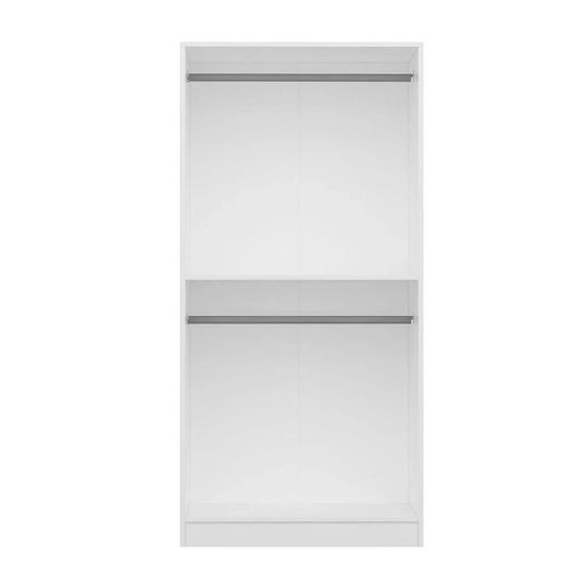 Dulap pentru haine, Minerva, Minar Kale, 90x210x52 cm, Alb