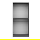 Dulap pentru haine, Minerva, Kale, 90x218x52 cm, Antracit