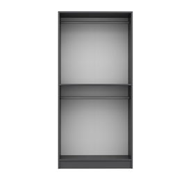 Dulap pentru haine, Minerva, Kale, 90x218x52 cm, Antracit