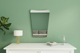 Oglinda decorativa, Siam, Veliza, 50x70x2.2 cm, Nisip