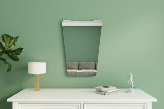 Oglinda decorativa, Siam, Veliza, 50x70x2.2 cm, Nisip