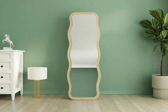 Oglinda decorativa, Siam, Aror, 50x160x2.2 cm, Nisip