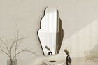 Oglinda decorativa, Siam, Perilla, 50x70x2.2 cm, Negru