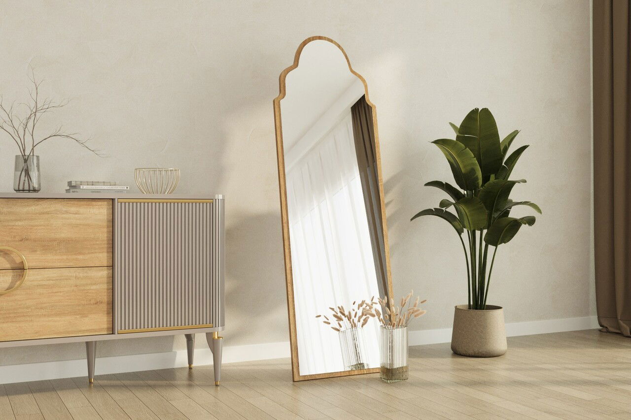 Oglinda decorativa, Siam, Şahmaran, 50x160x2.2 cm, Maro