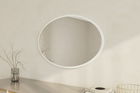 Oglinda decorativa, Siam, Beyo, 60x90x2.2 cm, Alb