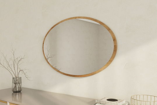 Oglinda decorativa, Siam, Beyo, 60x90x2.2 cm, Maro