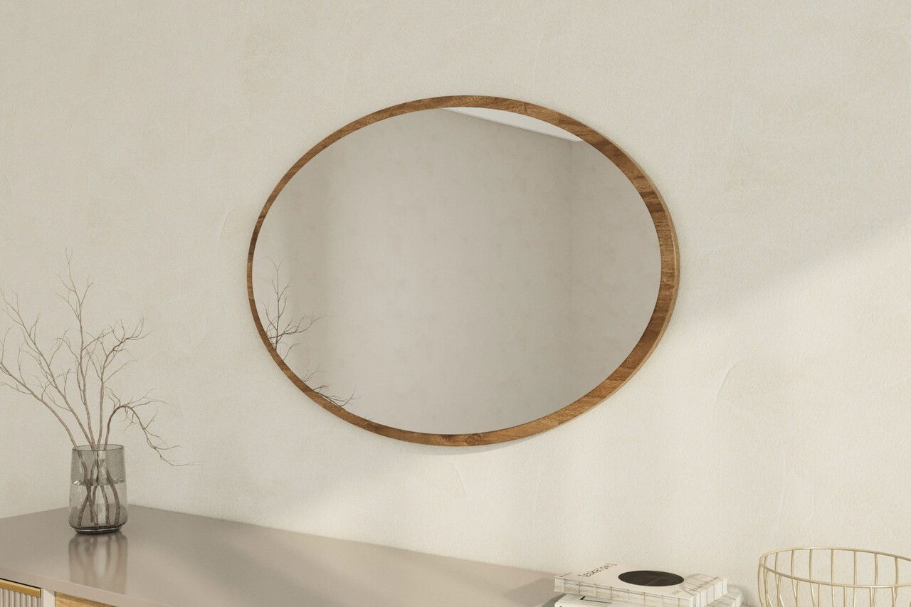 Oglinda decorativa, Siam, Beyo, 60x90x2.2 cm, Maro