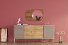 Oglinda decorativa, Siam, Pubble, 60x90x2.2 cm, Maro