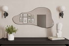 Oglinda decorativa, Siam, Seilla, 60x120x2.2 cm, Negru