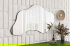 Oglinda decorativa, Siam, Azeila, 60x120x2.2 cm, Negru