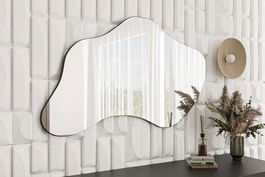 Oglinda decorativa, Siam, Azeila, 60x120x2.2 cm, Negru