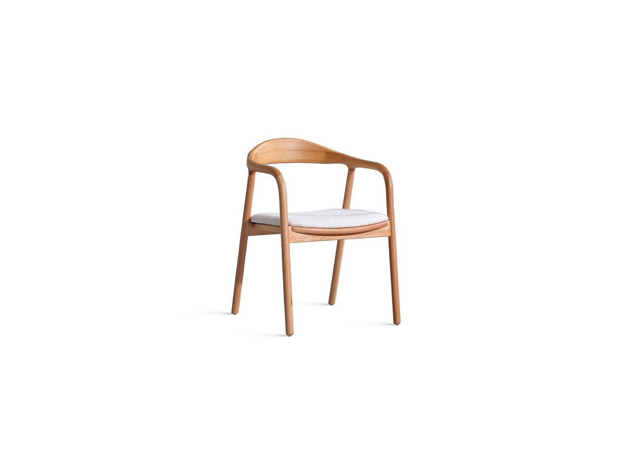 Scaun, Fairfax, Alessa, 54x76x68 cm, Natural