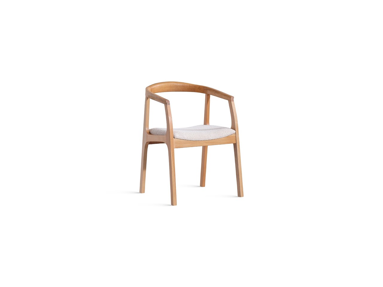 Scaun, Fairfax, Alfa, 50x70x53 cm, Natural
