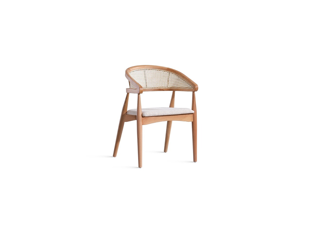 Scaun, Fairfax, Belen, 54x79x49 cm, Natural
