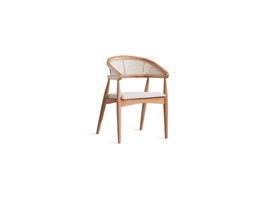 Scaun, Fairfax, Belen, 54x79x49 cm, Natural