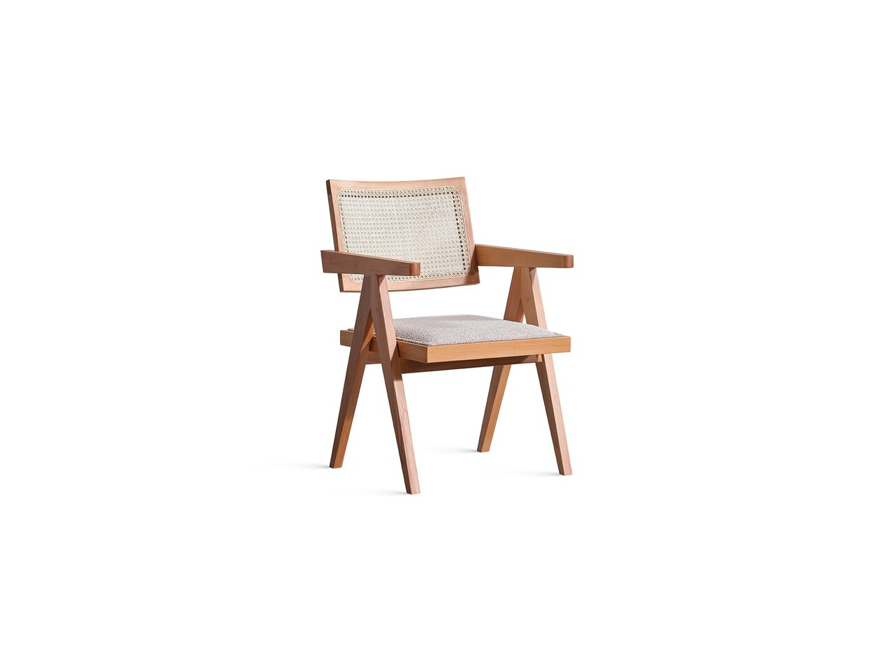 Scaun, Fairfax, Carina, 51x76x52 cm, Natural
