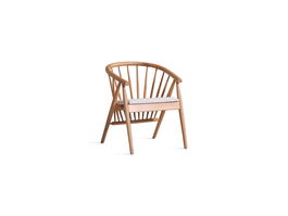 Scaun, Fairfax, Rizoma, 57x76x58 cm, Natural