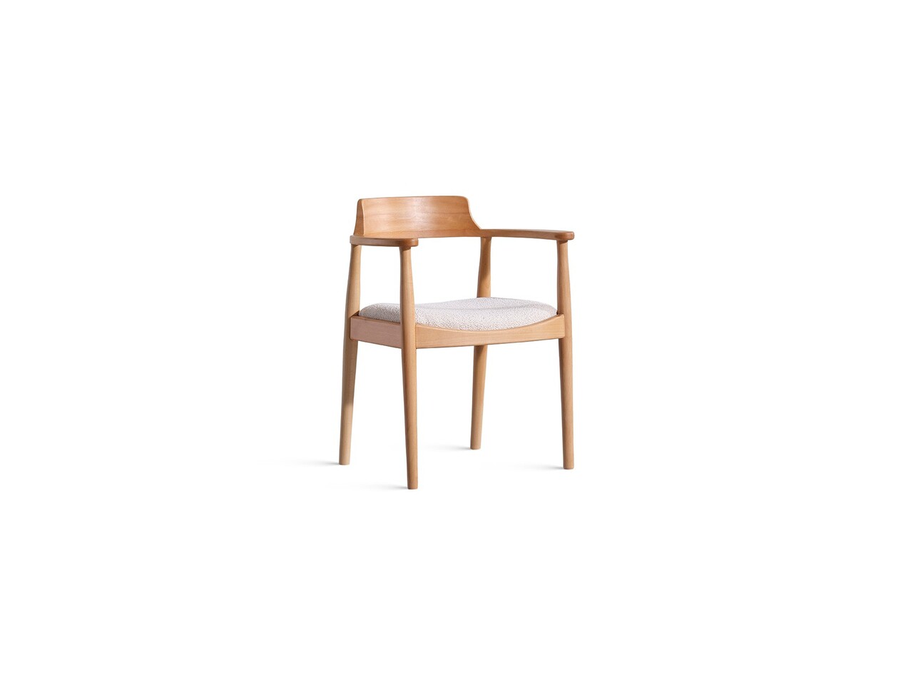 Scaun, Fairfax, Roma, 62x80x44 cm, Natural