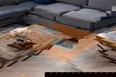Masuta de cafea, Howard, Cora, 100x32x100 cm, Maro
