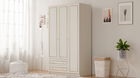 Dulap pentru haine, Rabi, Rb-076, 105x180x52 cm, Alb mat