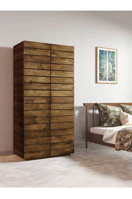 Dulap pentru haine, Rabi, Rb-167, 90x184x48 cm, Maro