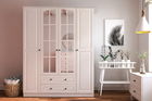 Dulap pentru haine, Rabi, Rb-012, 140x180x52 cm, Alb mat