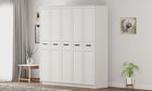 Dulap pentru haine, Rabi, Rb-168-01-005, 175x210x52 cm, Alb mat