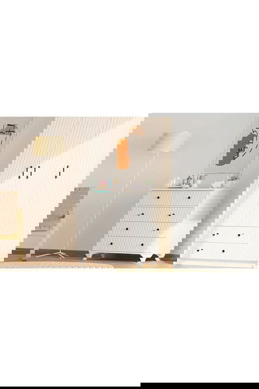 Dulap, Rabi, Rb-185-09, 90x86x40 cm, Alb mat