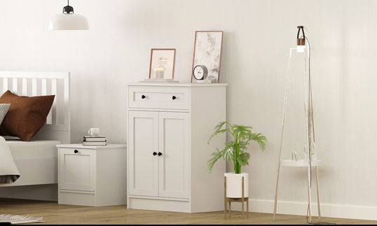 Dulap, Rabi, Rb-168-04, 70x100x40 cm, Alb mat
