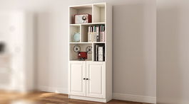 Corp biblioteca, Rabi, Rb-023, 70x180x33 cm, Alb mat