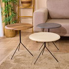 Set masute 3 piese, Tuvalle, Tuval 071, Maro / Antracit / Crem