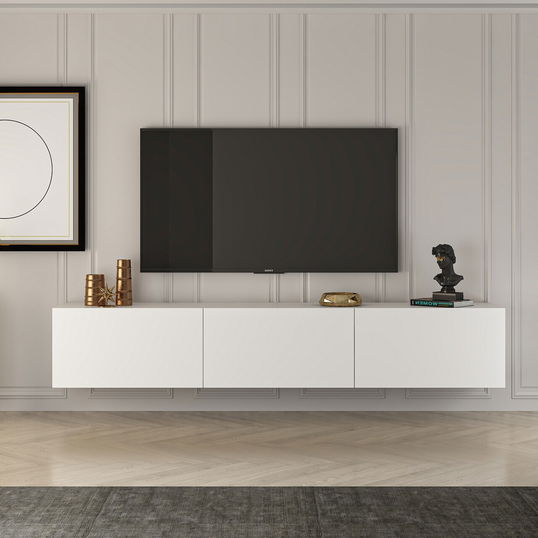 Comoda TV, Puqa Design, West, Alb