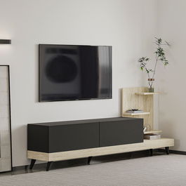 Comoda TV, Inarch, Dizayn, Antracit / Travertin