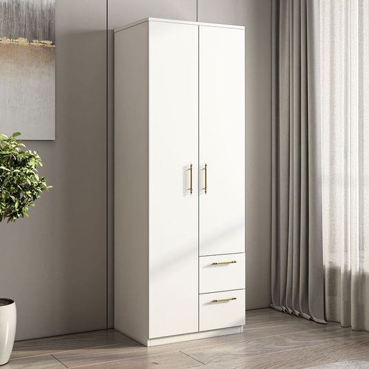 Dulap pentru haine, Inarch, Merlin 2, Alb