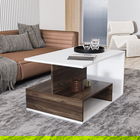 Masuta de cafea, Inarch, Vera S004, Alb/Maro