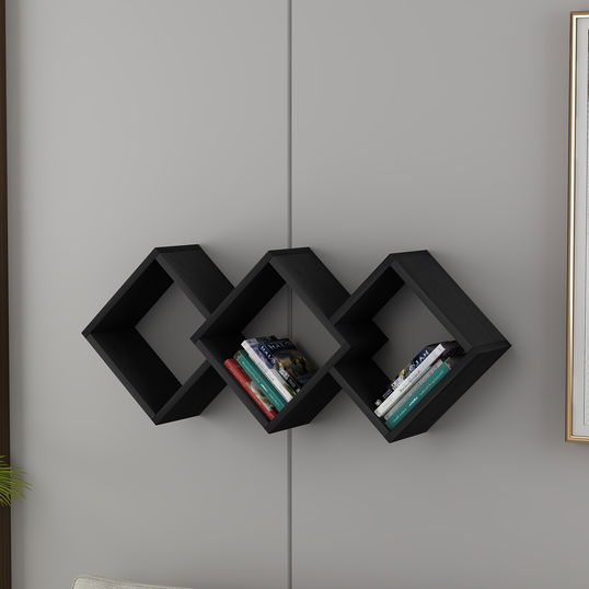 Raft de perete, Inarch, Glaxy, Negru
