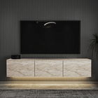 Comoda TV, Inarch, Neon Illuminated, Travertin
