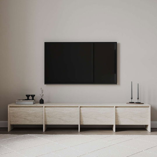 Comoda TV, Inarch, Laris 180, Travertin