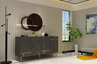 Consola, Olivia, Line KB150, Antracit / Aur