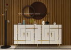 Consola, Olivia, Line KB150, Alb/Auriu