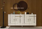 Consola, Olivia, Line KB150, Alb / Argintiu