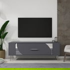 Comoda TV, Olivia, Retrop2, Antracit / Argintiu