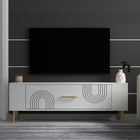 Comoda TV, Olivia, Retrol2, Alb/Auriu