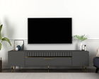Comoda TV, Olivia, Dekolp1, Antracit / Aur